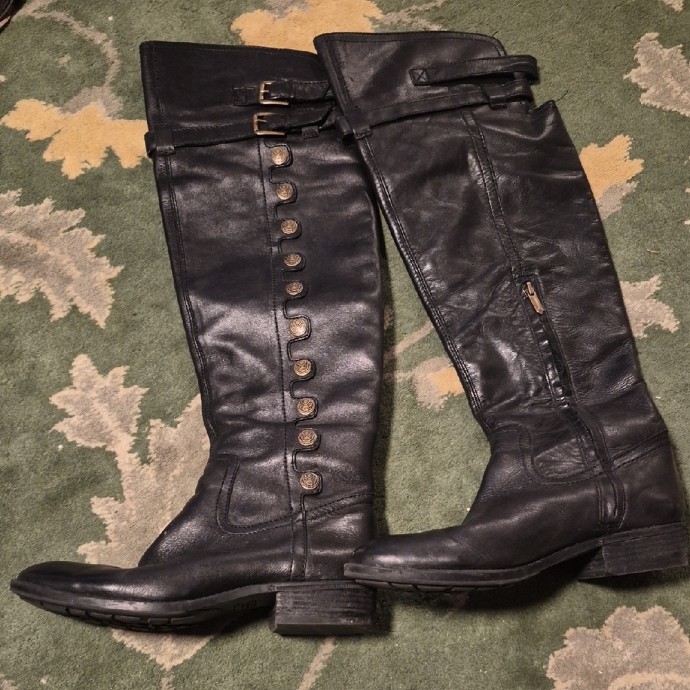 Sam Edelman Black Over the Knee Boots